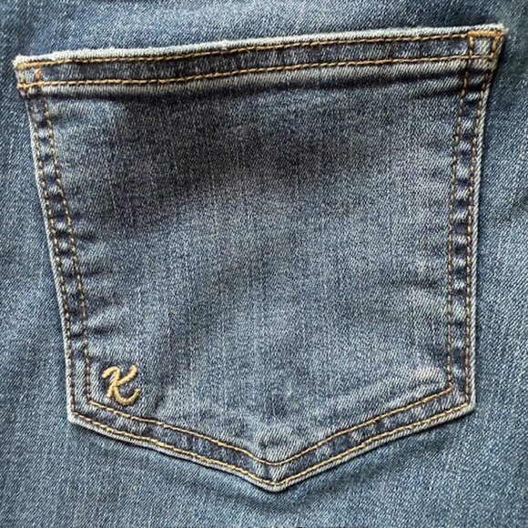 KUT FROM THE KLOTHπ Kelsey Mid-Rise Slim Bootcut Jeans π Raw Hem + Button Deta - Picture 11 of 16